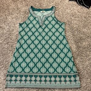 Alhambra Embroidered Trim Knit Dress